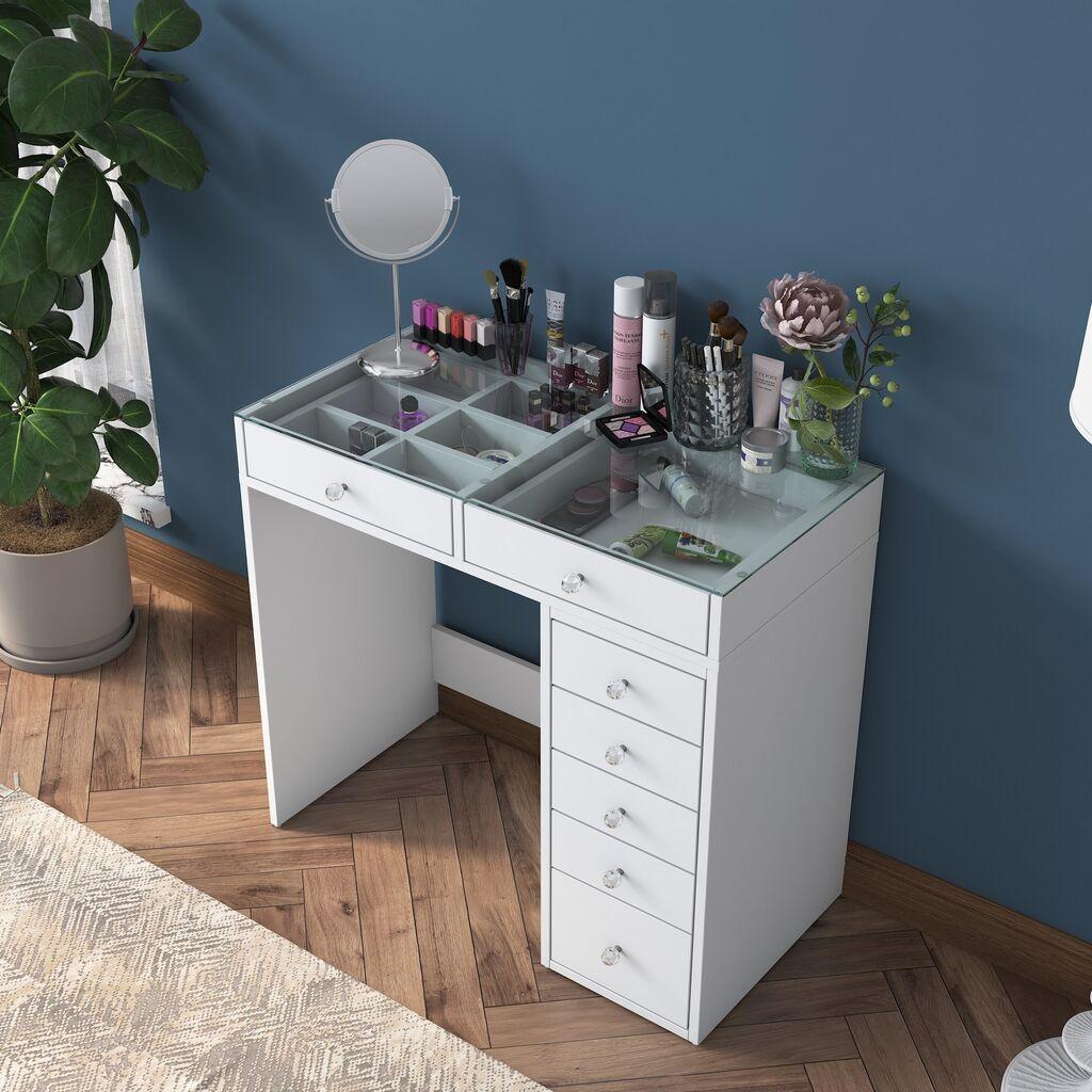 Hanah Home Sto za šminkanje BJ107 2625, Beli