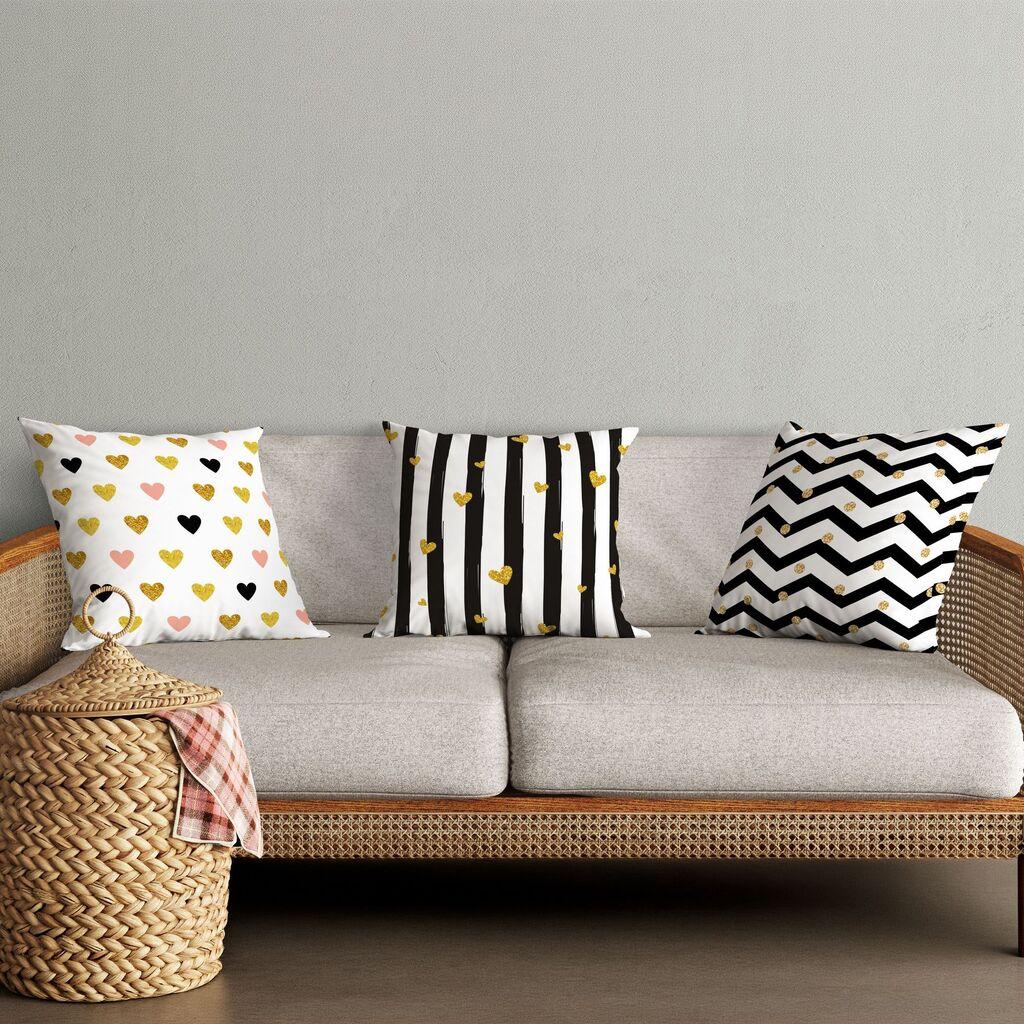 Aberto Design Set 3 jastučnice 43x43cm Šareni