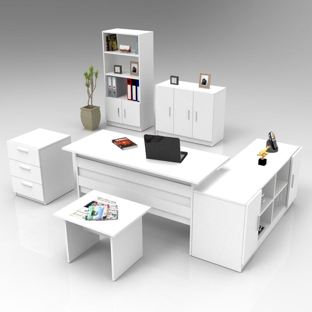 Hanah Home Kancelarijski set Beli