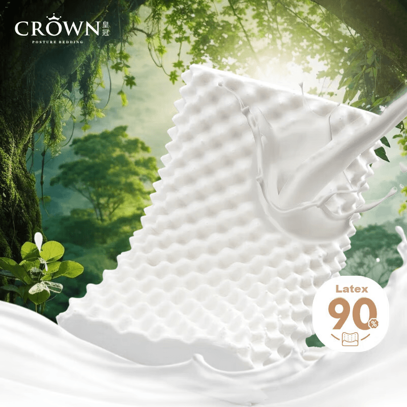 Crown Jastuk, 58 x 35 x 10/12 cm, Beli