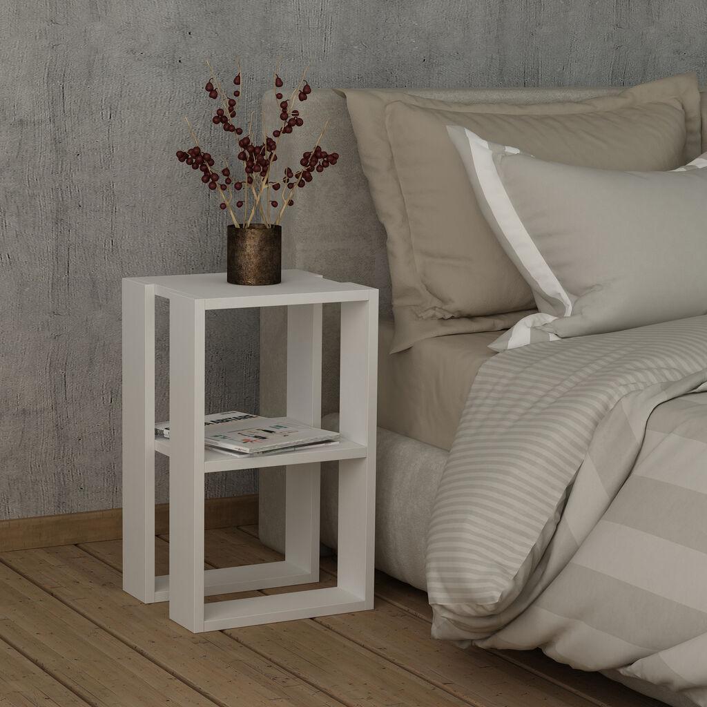 Hanah Home Pomoćni stočić Lonie, Beli