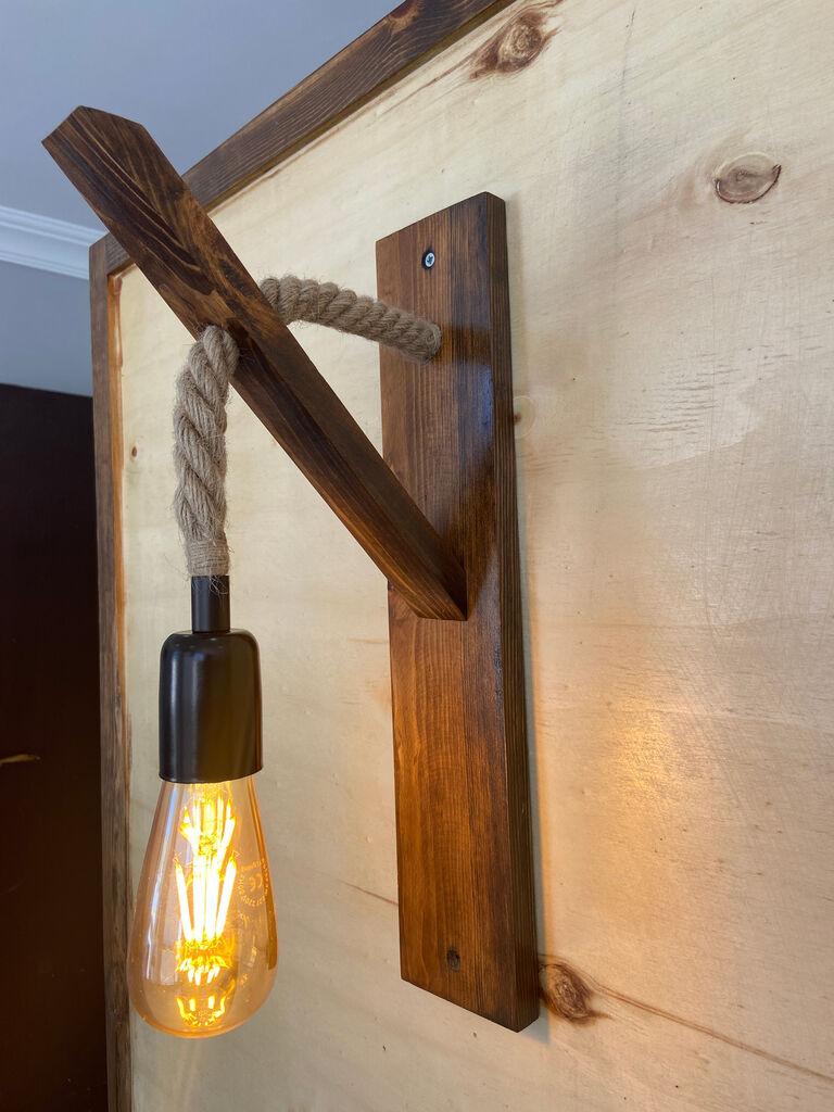 Opviq 806ALD1467 Zidna lampa, Braon