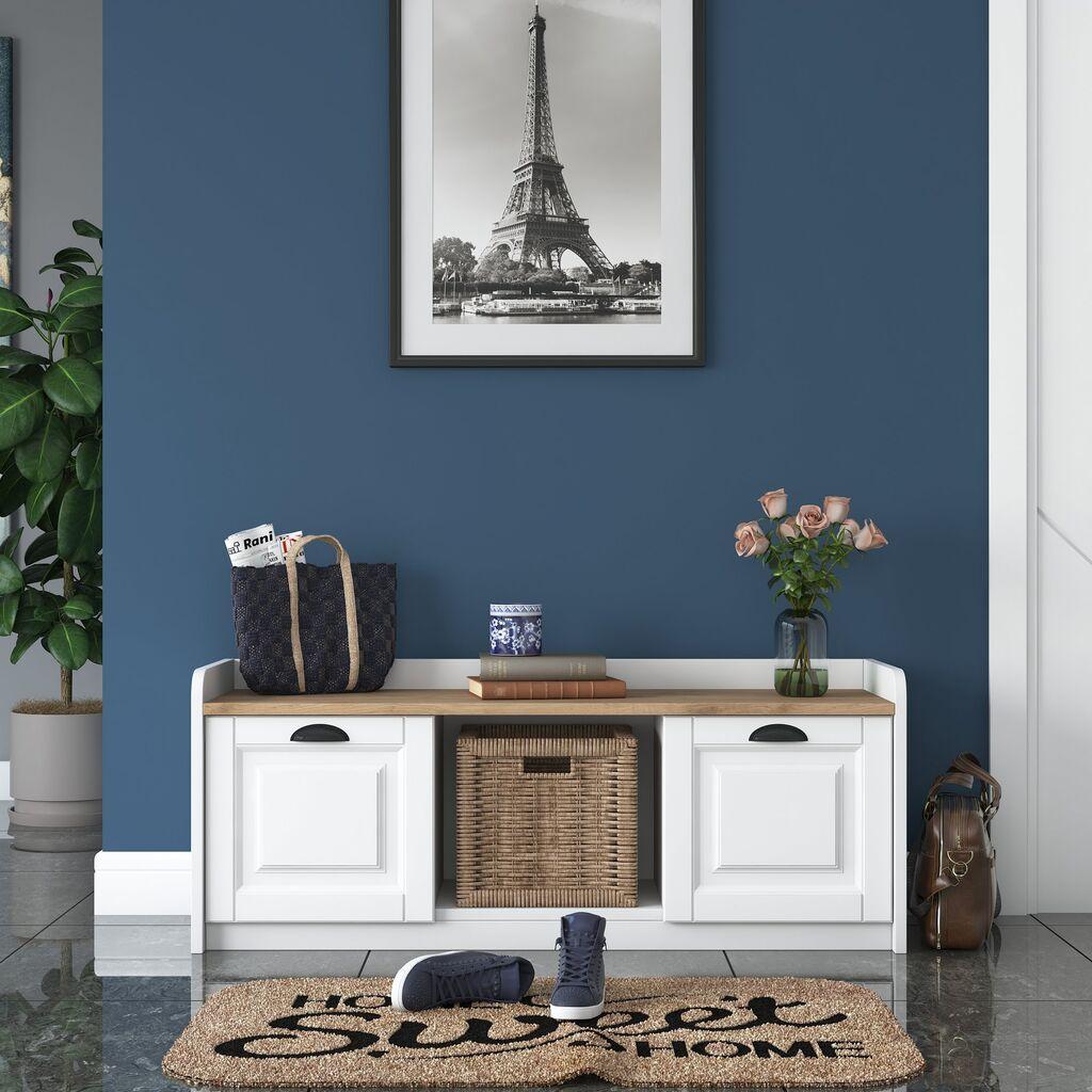 Hanah Home Ormar za obuću, Beli