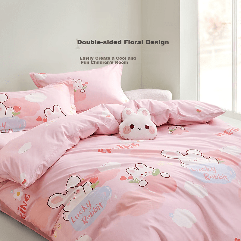 Luolaikids Navlaka za jorgan, 150x215 cm, Roze