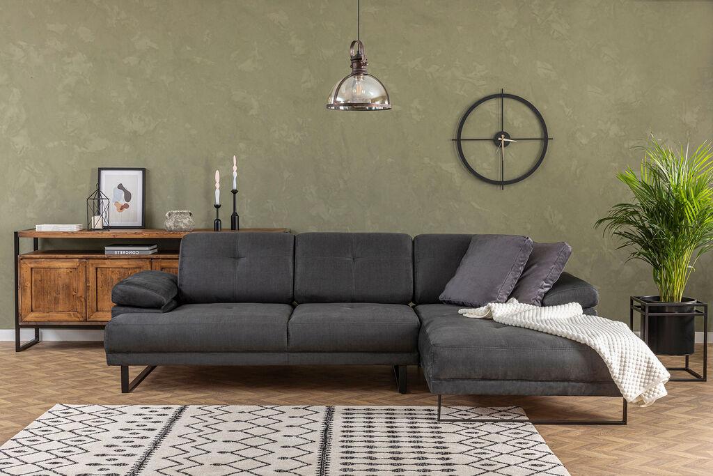 Atelier del Sofa Ugaona garnitura Antracit