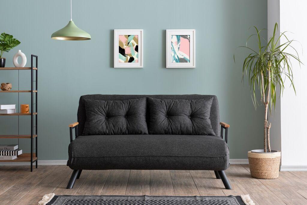Atelier del Sofa Dvosed Sando, Na razvlačenje, Tamno-sivi
