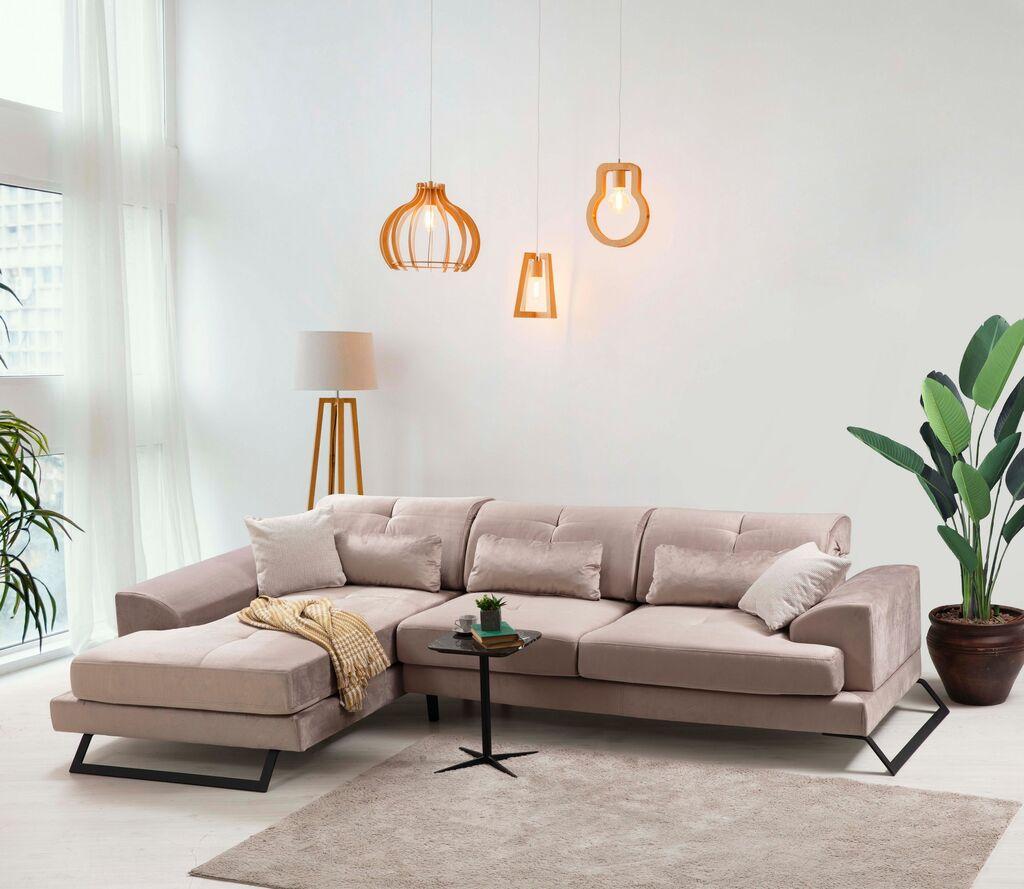 Atelier del Sofa Frido Corner Left (Chl+3R) Ugaona garnitura, Bež
