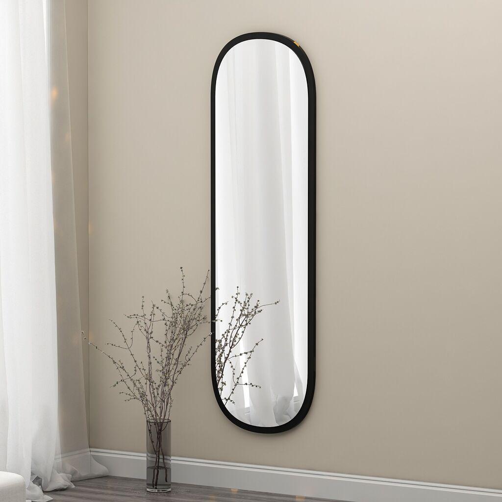 Hanah Home Ogledalo Magnum, 40x117cm, Crno
