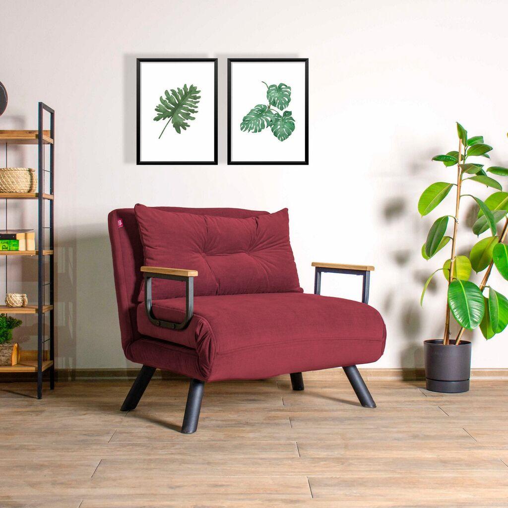 Atelier del Sofa Sando Single Fotelja na razvlačenje, Bordo