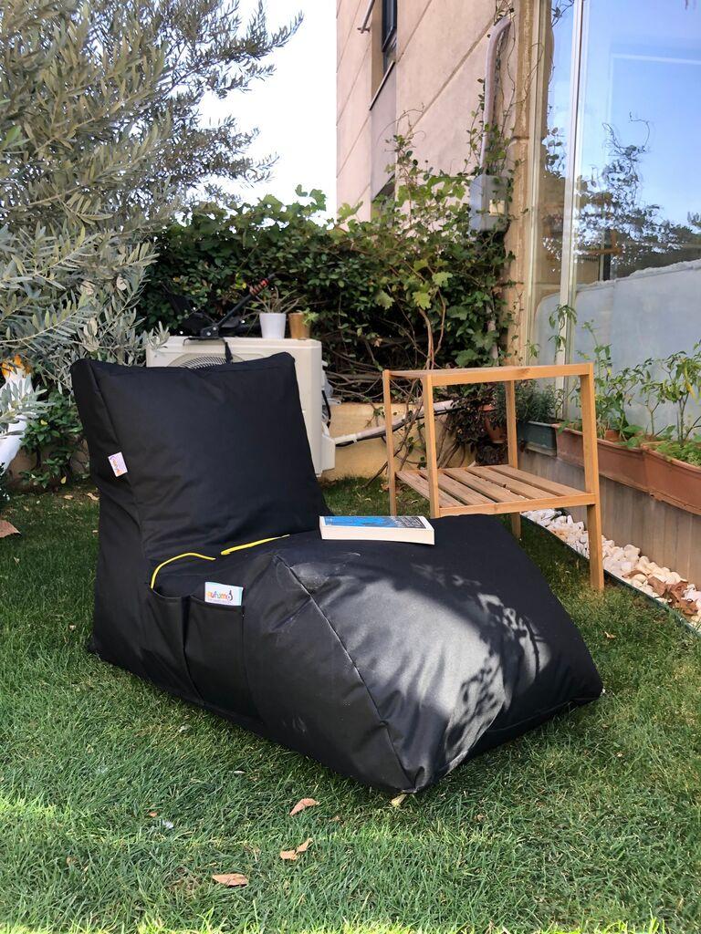 Atelier del Sofa Lazy bag Crni