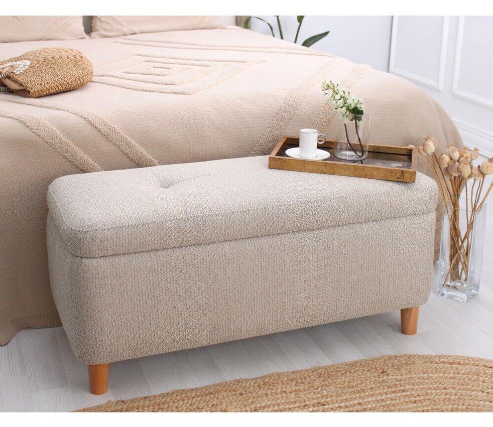 Atelier del Sofa Tabure 100x45x41cm, Bež