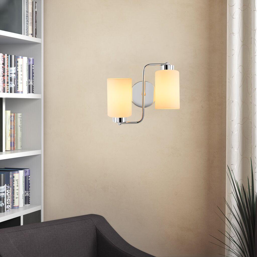 Opviq Balcova N 346 Zidna lampa, Srebrna