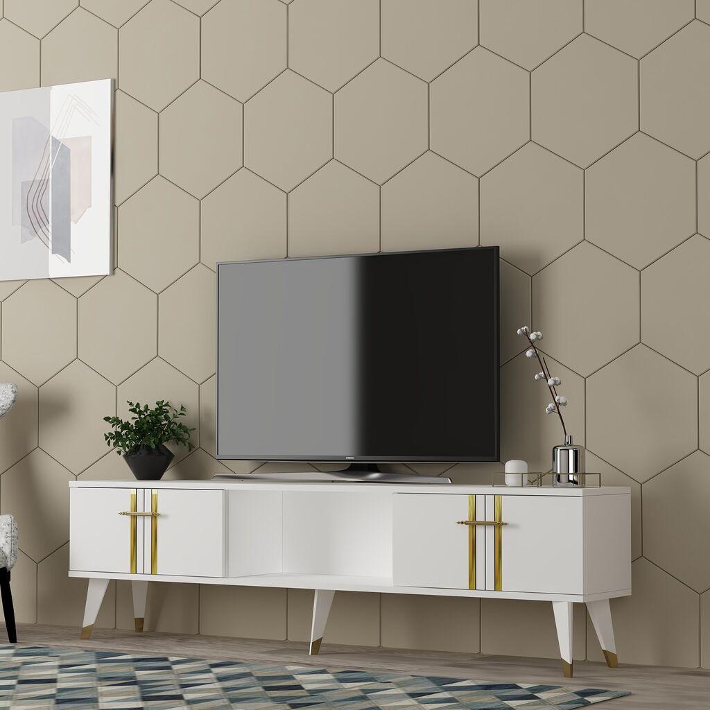 Hanah home TV Komoda Asel Belo-Zlatna
