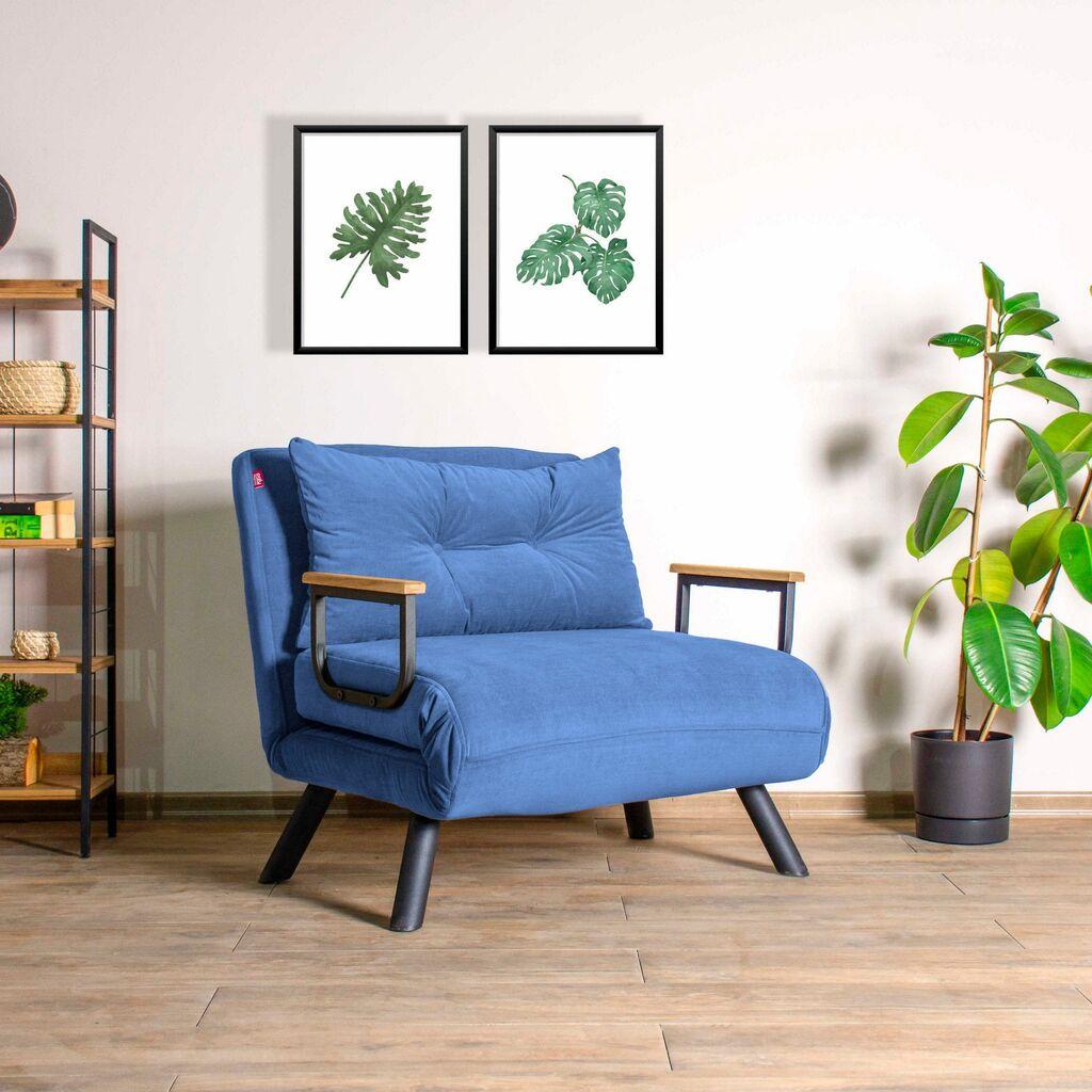 Atelier del Sofa Fotelja Sando 175x60​cm Plava