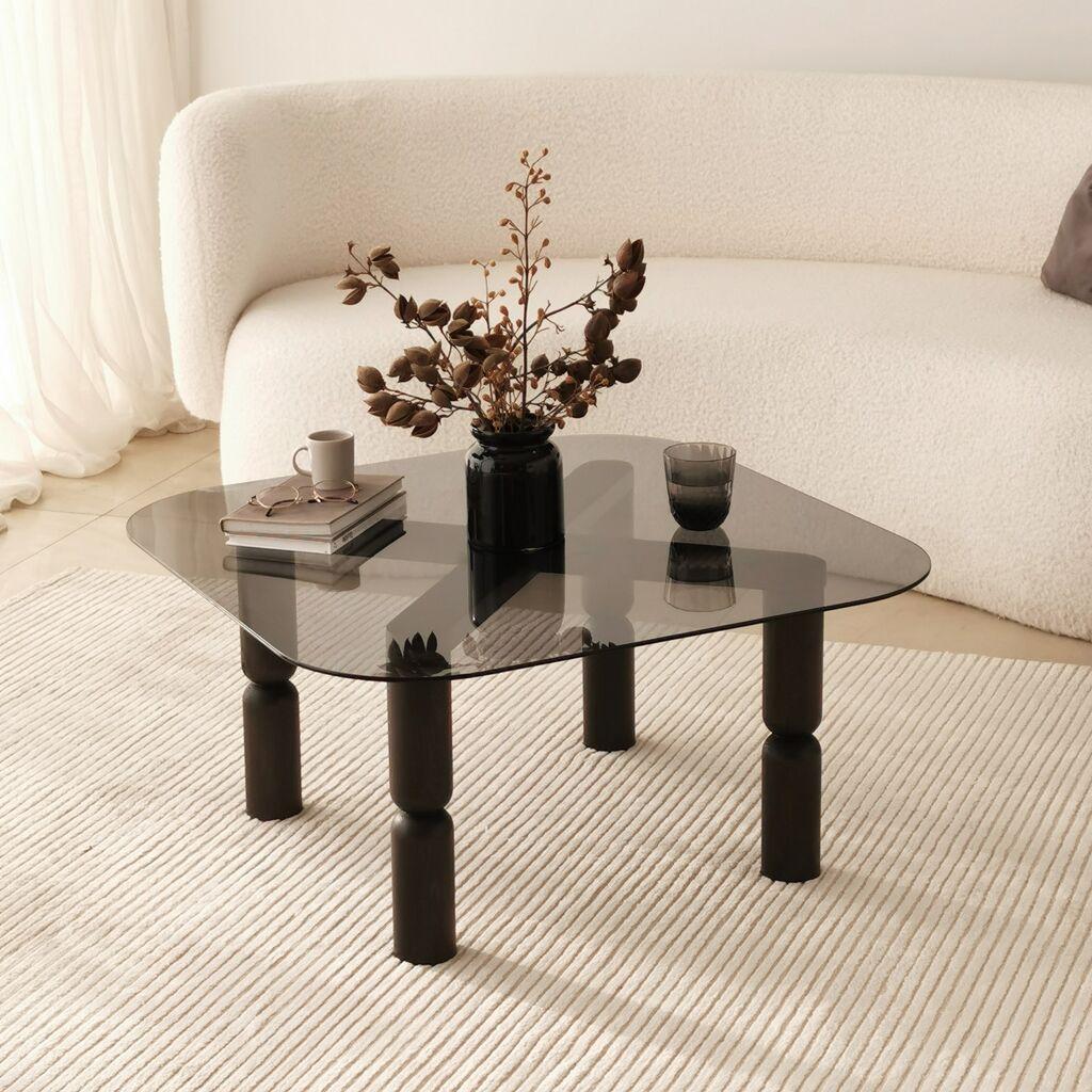 Hanah Home Klub sto Kei 80x40x80cm Antracit-Sivi