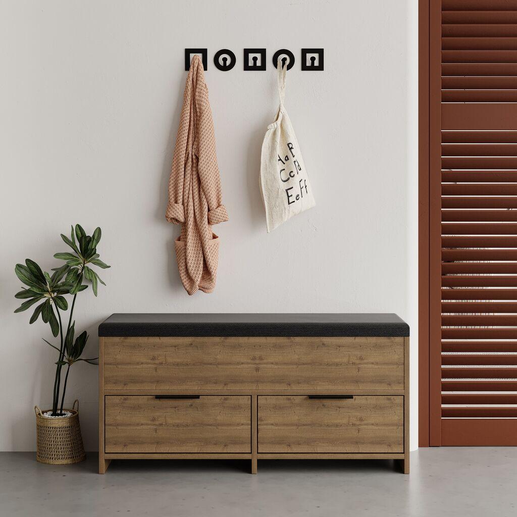 Hanah home Cipelarnik 106x50x34cm Braon