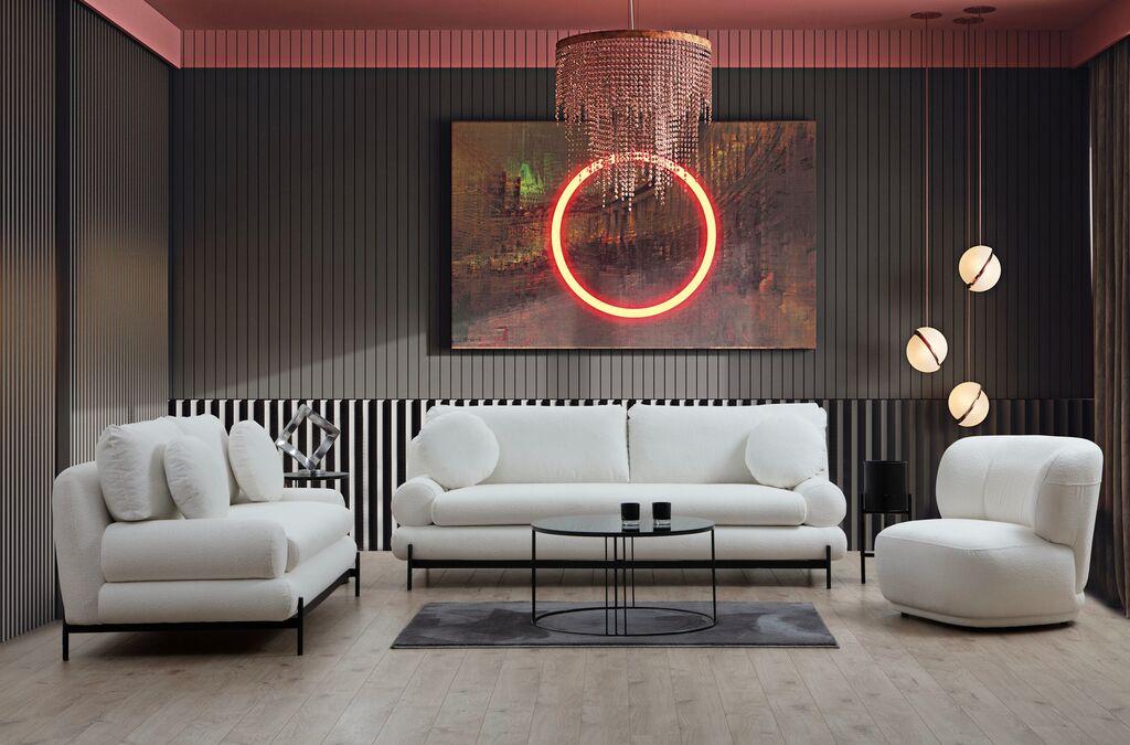Atelier del Sofa Fotelja Livorno 85x78x80cm Bela