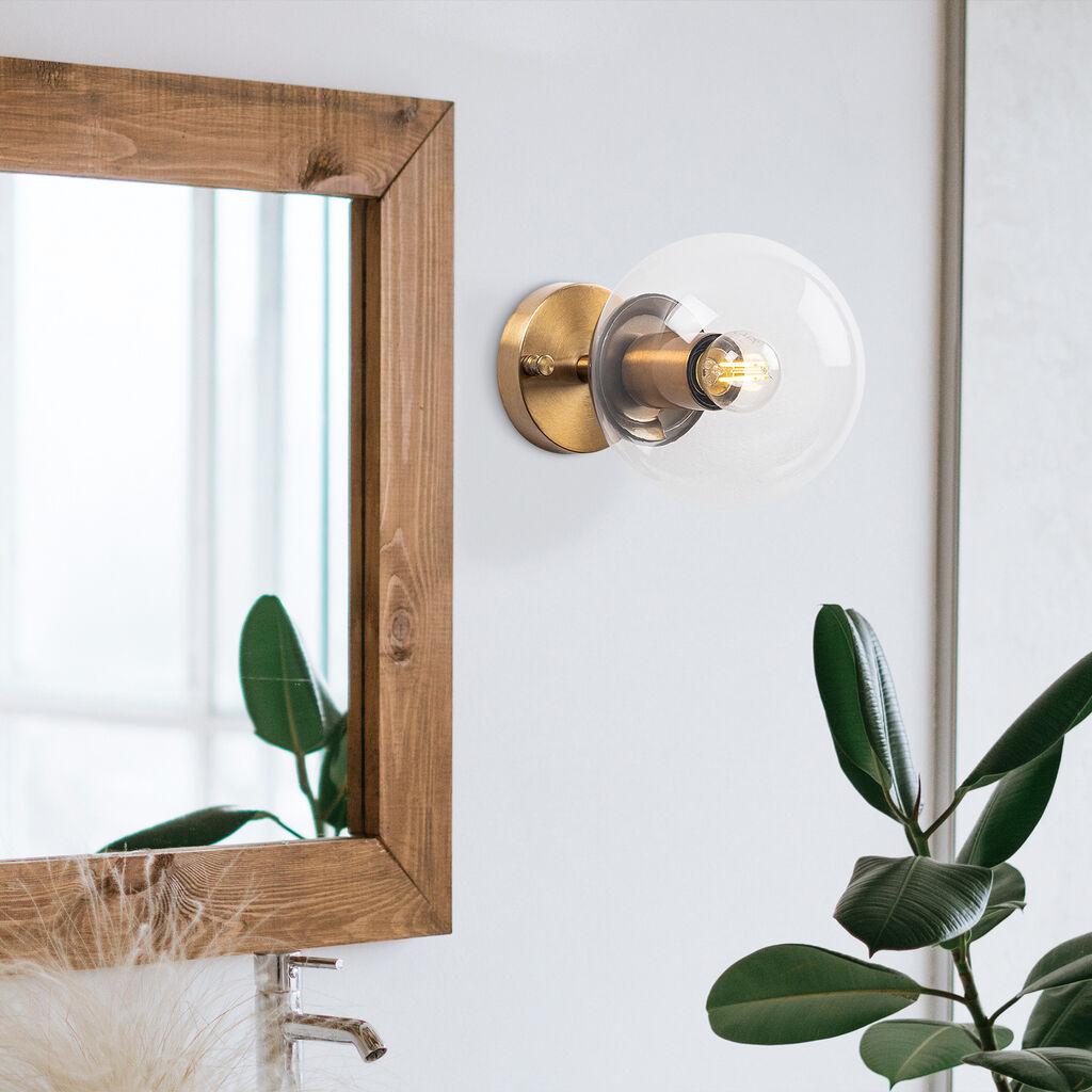 Opviq Atmaca 10235 Zidna lampa, Bronza