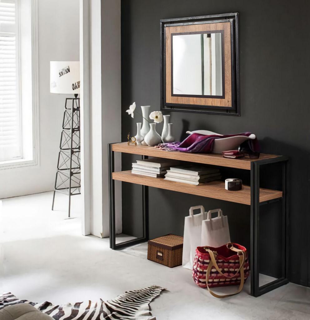 Hanah Home Cosmo Dresuar Komoda, Braon-Crna