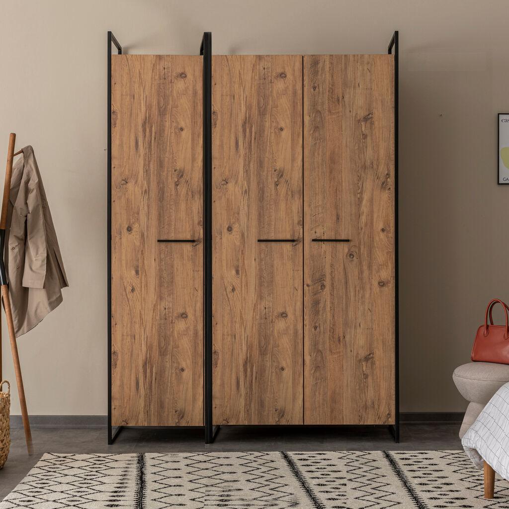 Hanah home Ormar Dynamic Takim 104x225x52cm Bež