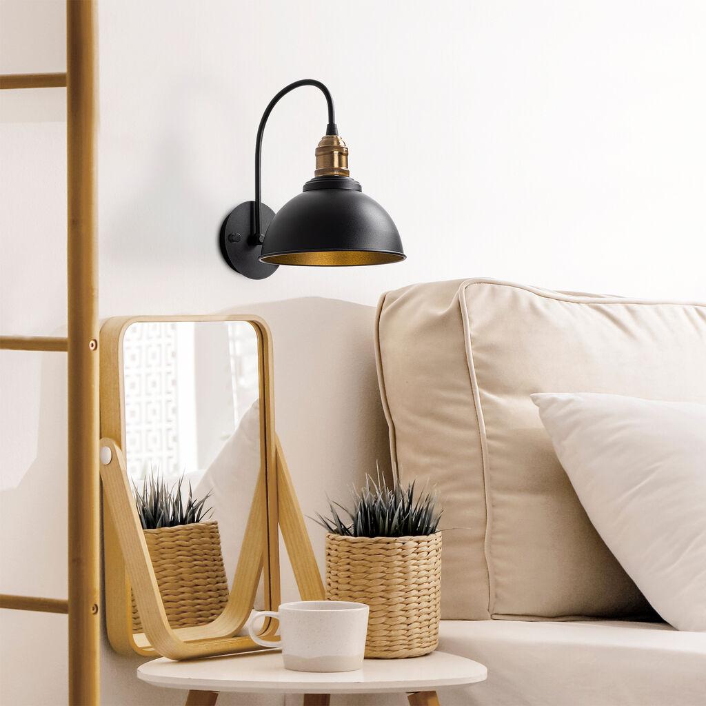 Opviq Varzan 10840 Zidna lampa, Crna