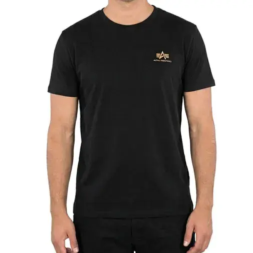 Alpha Muška majica Industries 128507CP, Crna