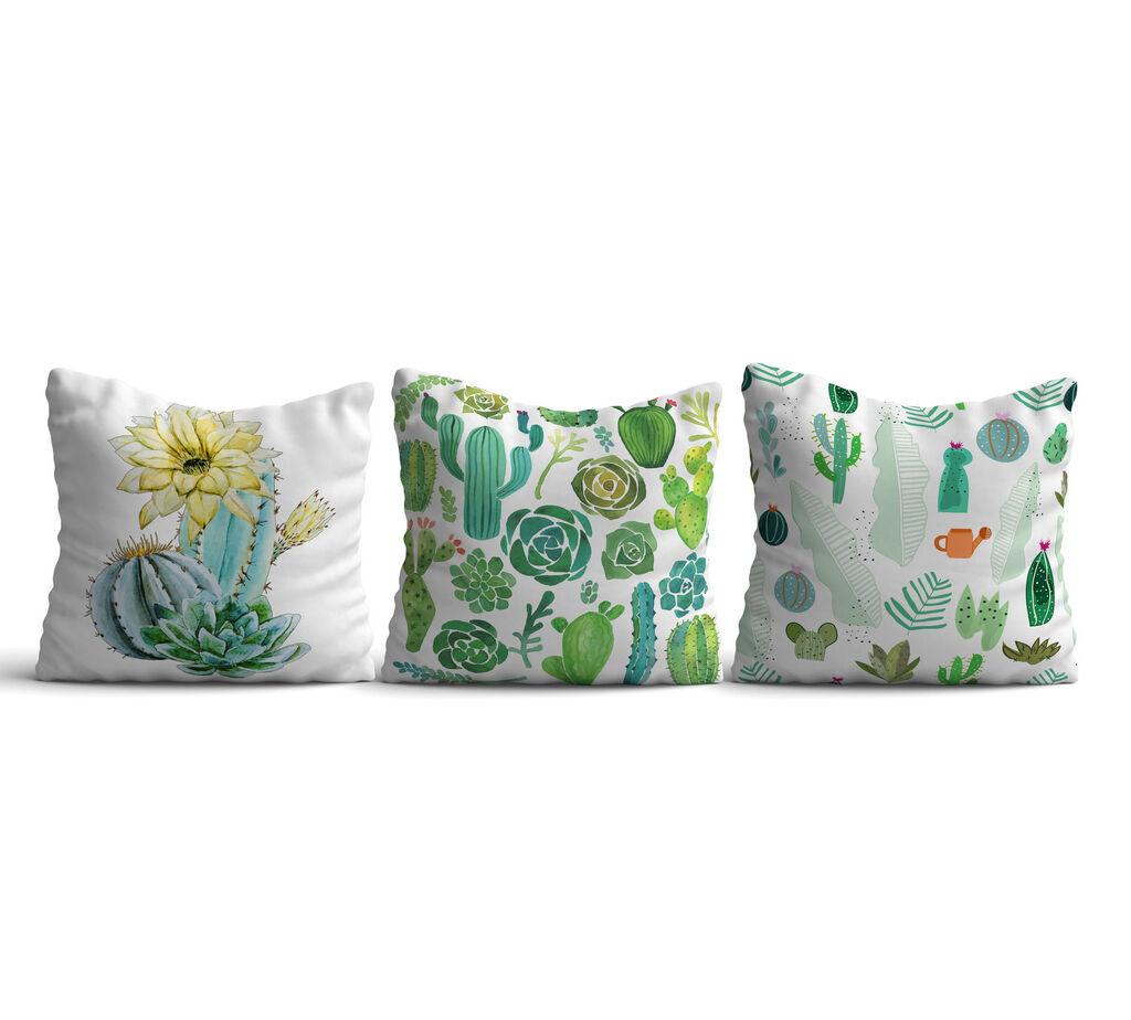Aberto Design HMI KIR 112 Set od 3 dekorativna jastuka, 43 x 43 cm, Šareni