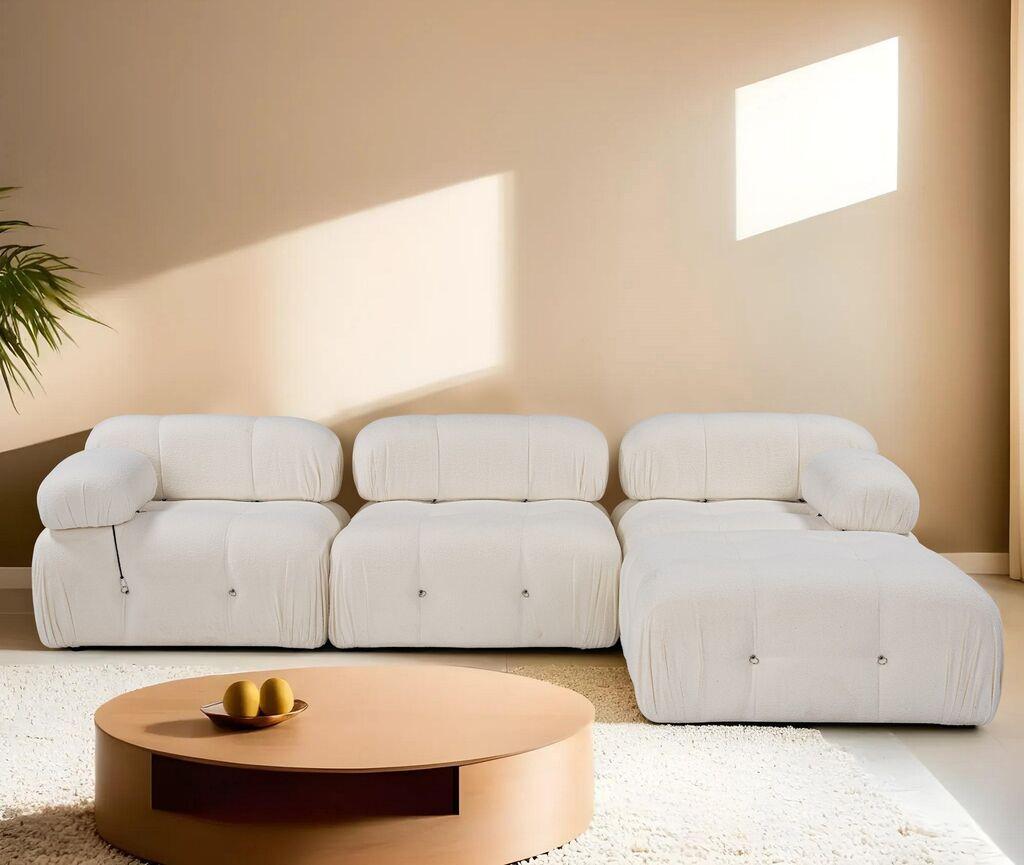 Atelier del Sofa Ugaona garnitura 95x75x288cm Bela
