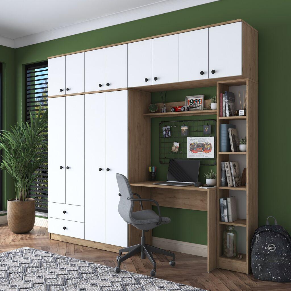 Hanah home Dečiji radni sto 240x216,8x42,5cm Orah