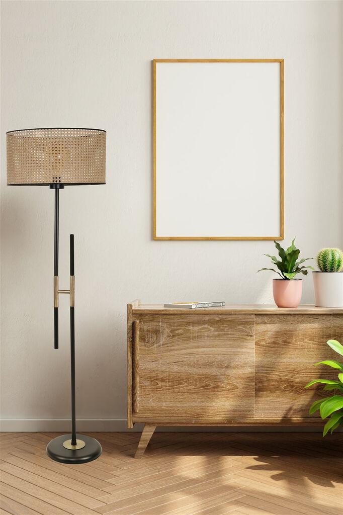 Opviq Podna lampa Felix, 165 cm, E27, Bež