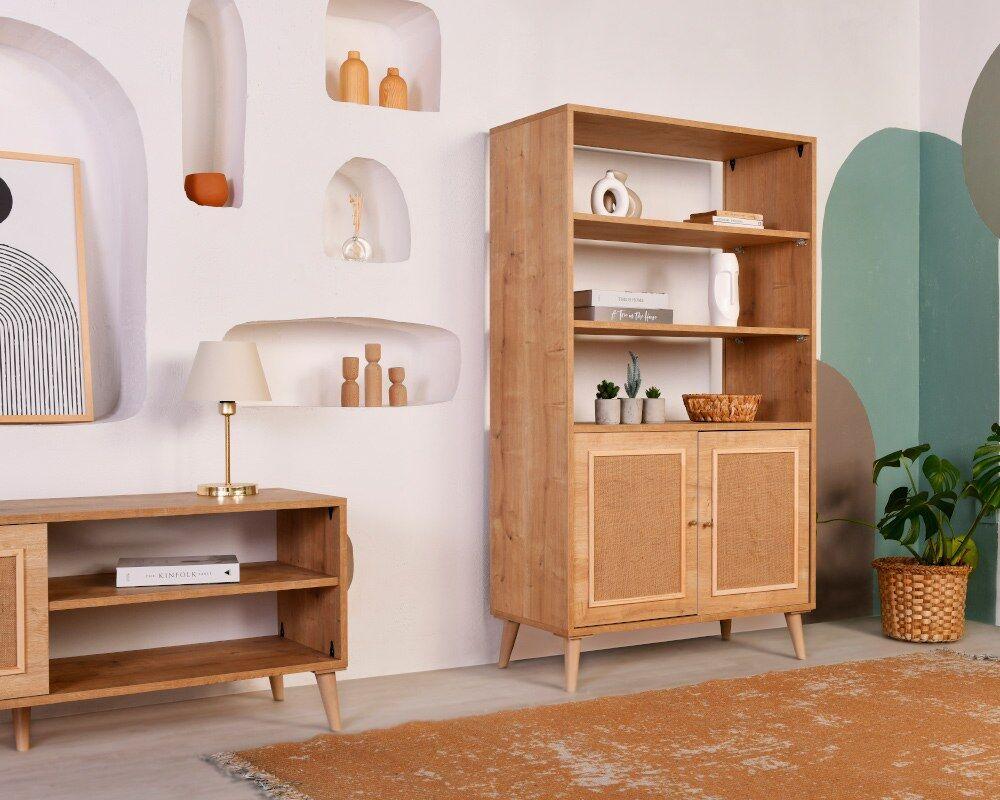 Hanah Home Polica Hrast
