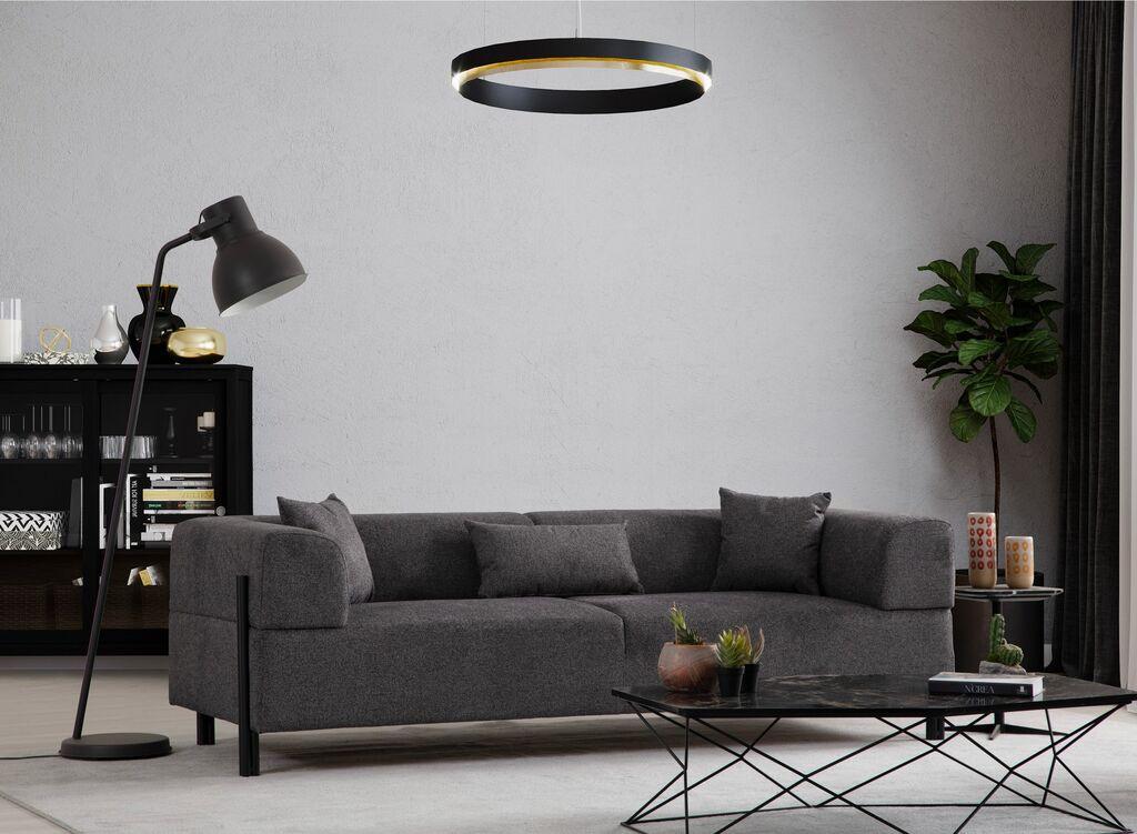 Atelier del Sofa Trosed Gio 93x75x225cm Antracit