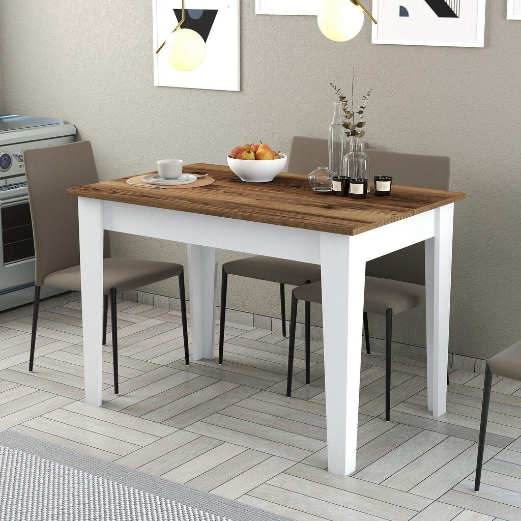 Hanah Home Trpezarijski sto Kiev 511 110x75x72cm Orah