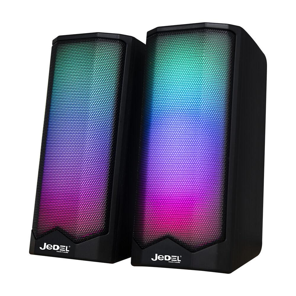 Jedel Kompjuterski zvučnici RGB S-558, Bluetooth, 5W, Crni