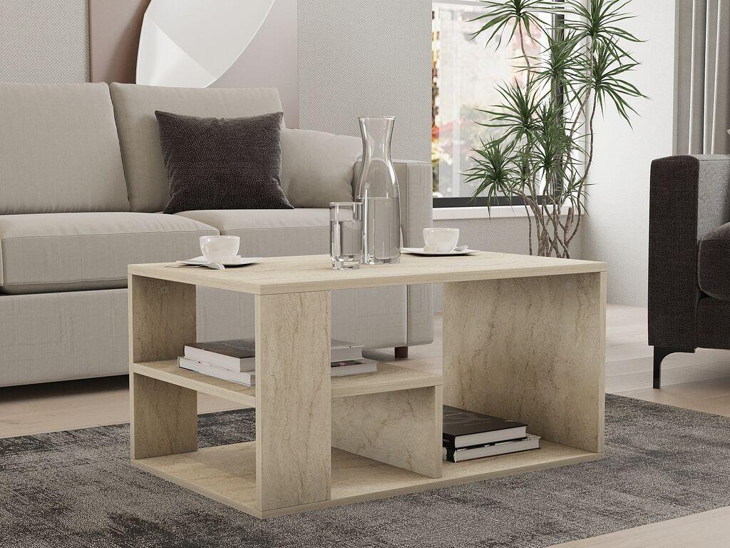 Hanah Home Klub sto Eros 80x50x40cm Bež