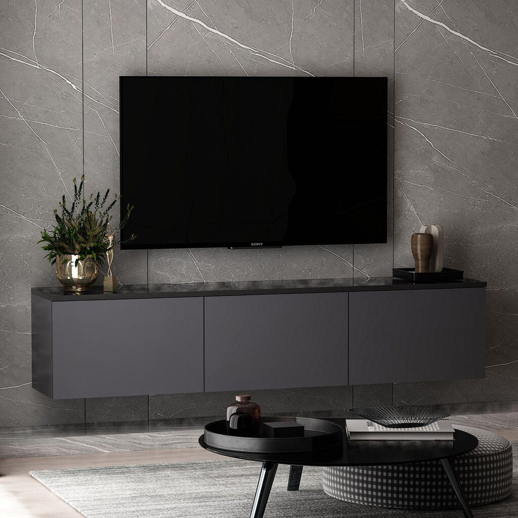 Hanah home TV Komoda Neon Antracit