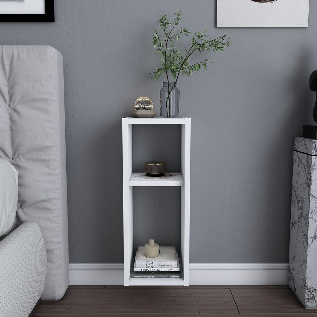 Hanah Home Noćni ormarić Sault 23,2x59,6x22cm Beli