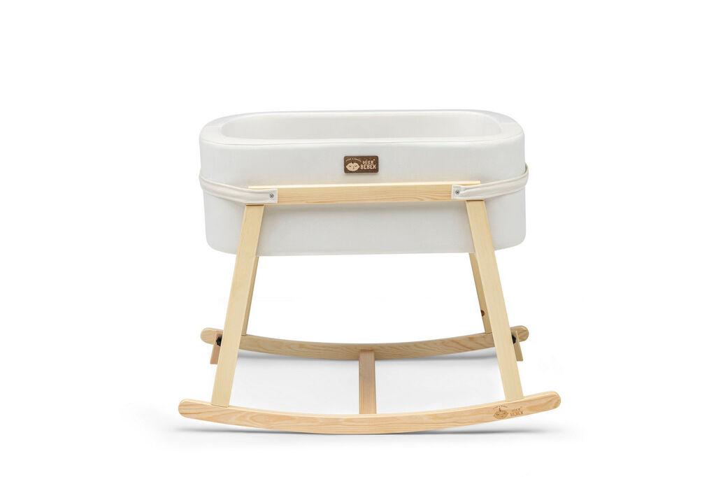 Hanah Home Kolevka za bebe Hier, 90x70x58 cm, Bela