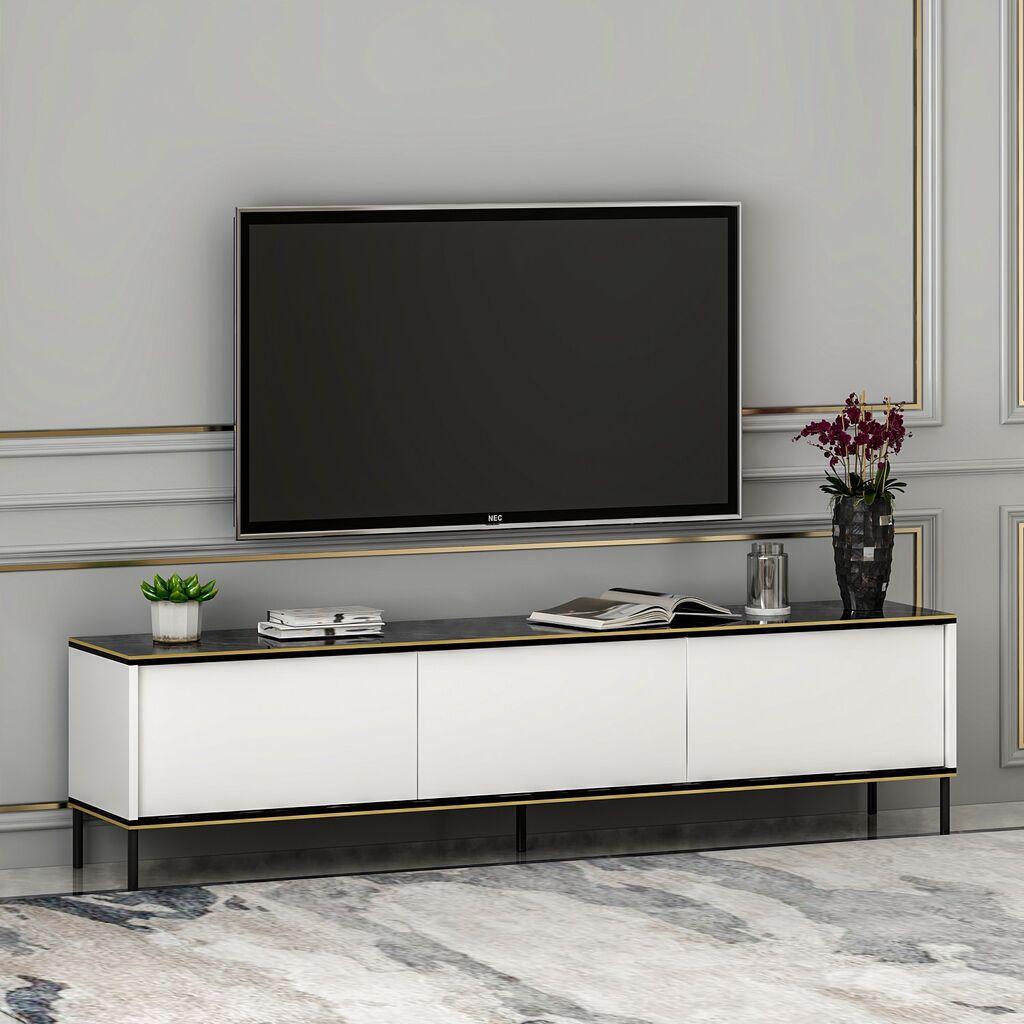 Hanah home TV Komoda Imaj Bela
