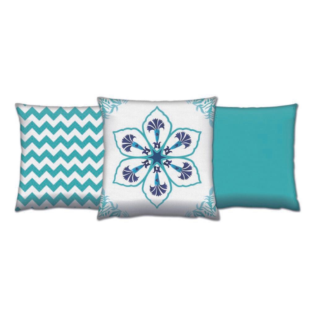 Aberto Design Set 3 jastuka 43x43cm Šareni