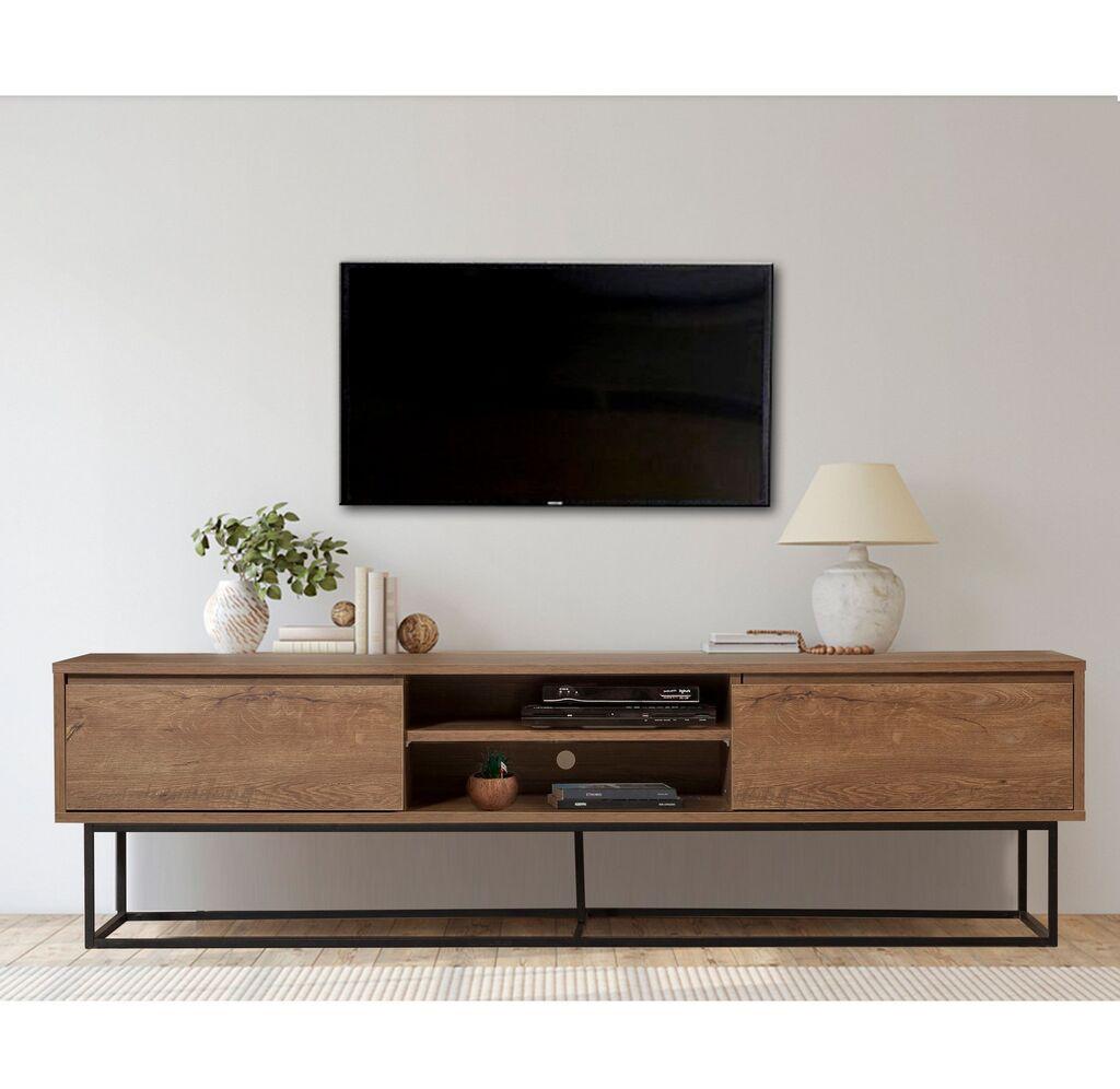 Hanah Home Rodez 180 TV polica, Braon