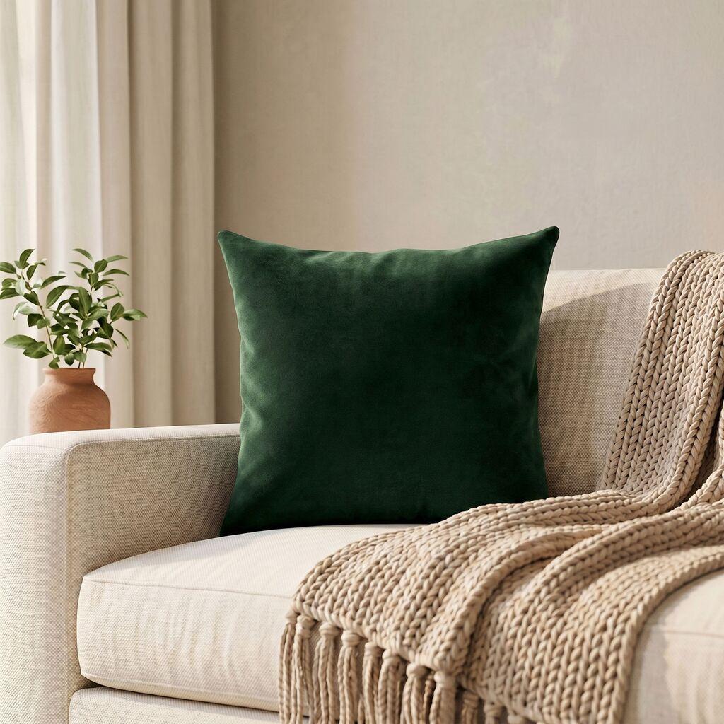 Aberto Design Jastuk 43x43cm Tamnozeleni