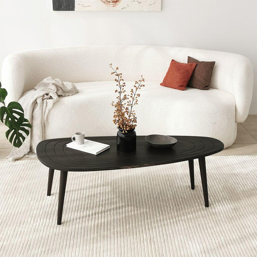 Hanah Home Klub sto Sweet 115x38x50cm Antracit