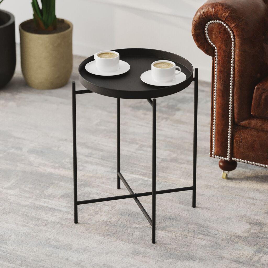 Hanah Home Klub sto 46x56x46cm Crni