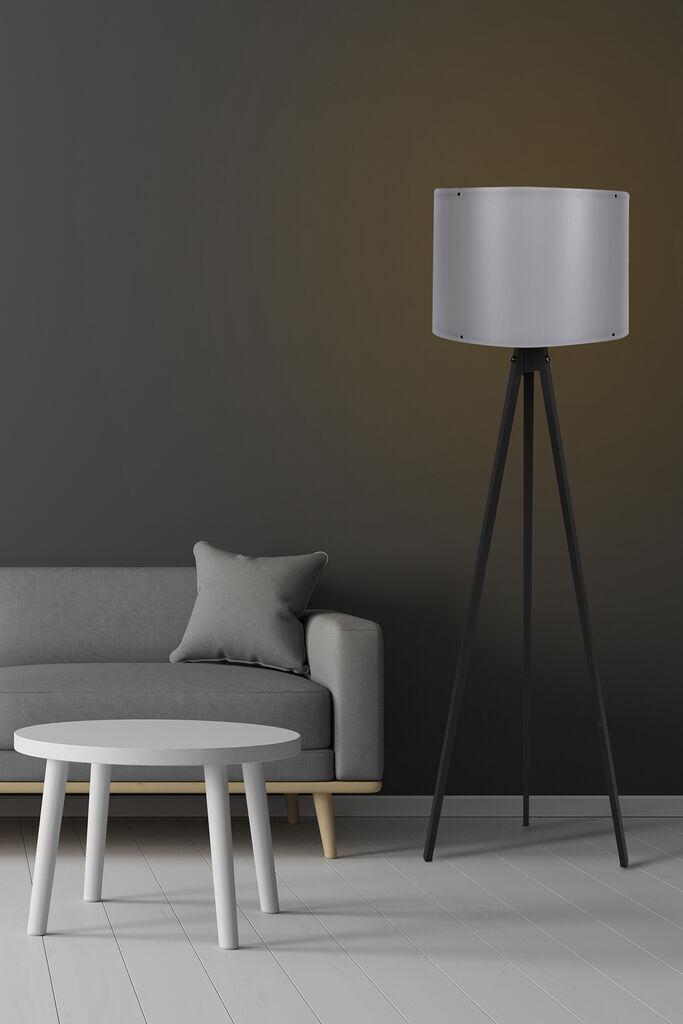 Opviq Podna lampa 113, Crno-siva