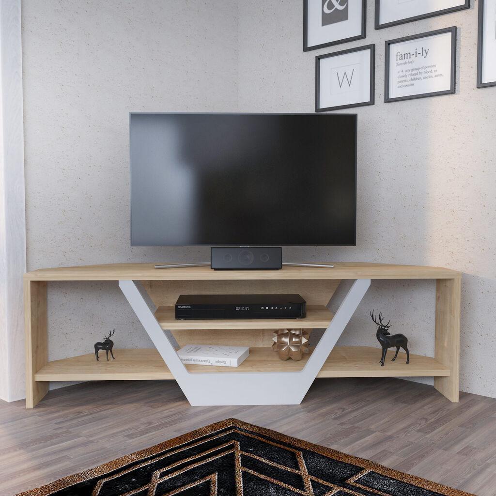 Hanah home TV Komoda Sares Belo-Hrast