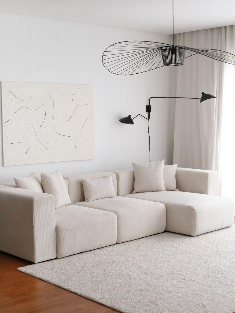 Atelier del Sofa Ugaona garnitura Yolo 305x89x154cm Bela