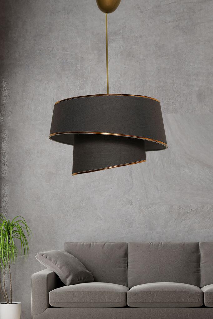 Opviq Visilica Barette Gold, Antracit