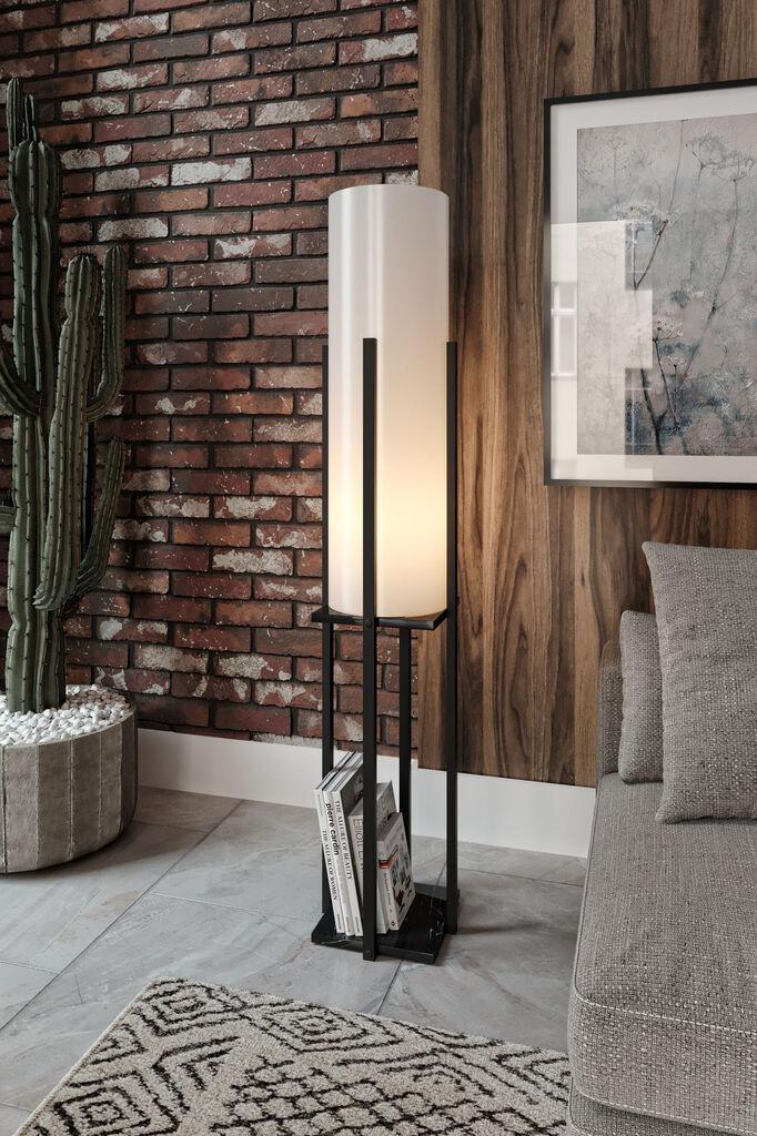 Opviq Dor Black Podna lampa, Crna