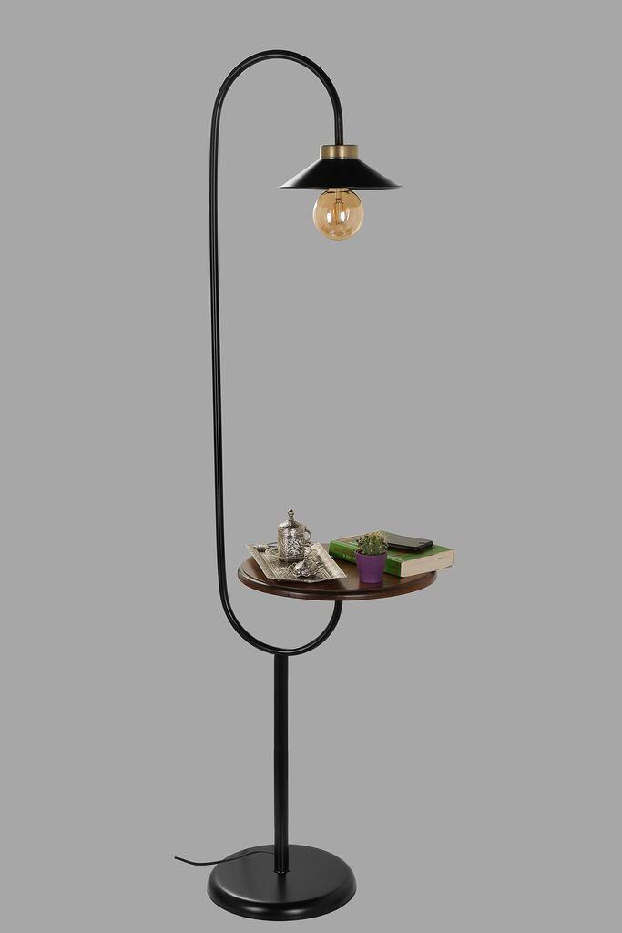 Opviq Podna lampa Zumrut, 160 cm, E27, Crna